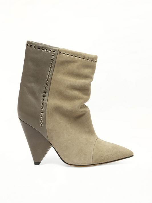 Image of Boots. Productname: ISABEL MARANT Lance Boot in Taupe colour by brand - ISABEL MARANT