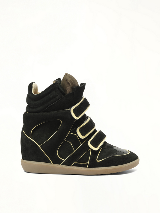 Image of Sneakers. Productname: ISABEL MARANT Wila Sneaker in BLACK colour by brand - ISABEL MARANT