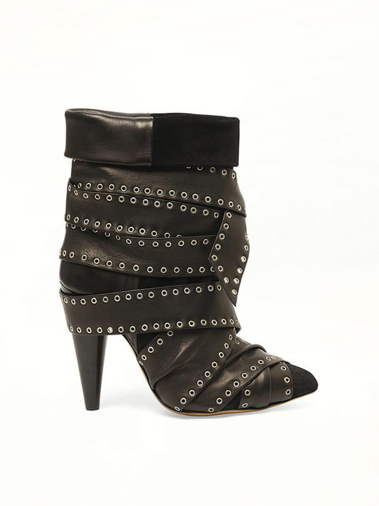 Image of Boots. Productname: ISABEL MARANT Aleen Boots in Black colour by brand - ISABEL MARANT