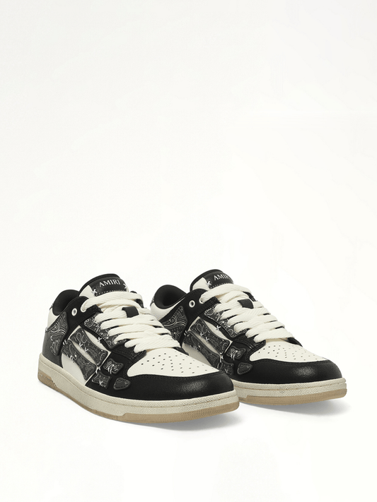 AMIRI Bandana Skeleton Top Low Sneaker (Black)