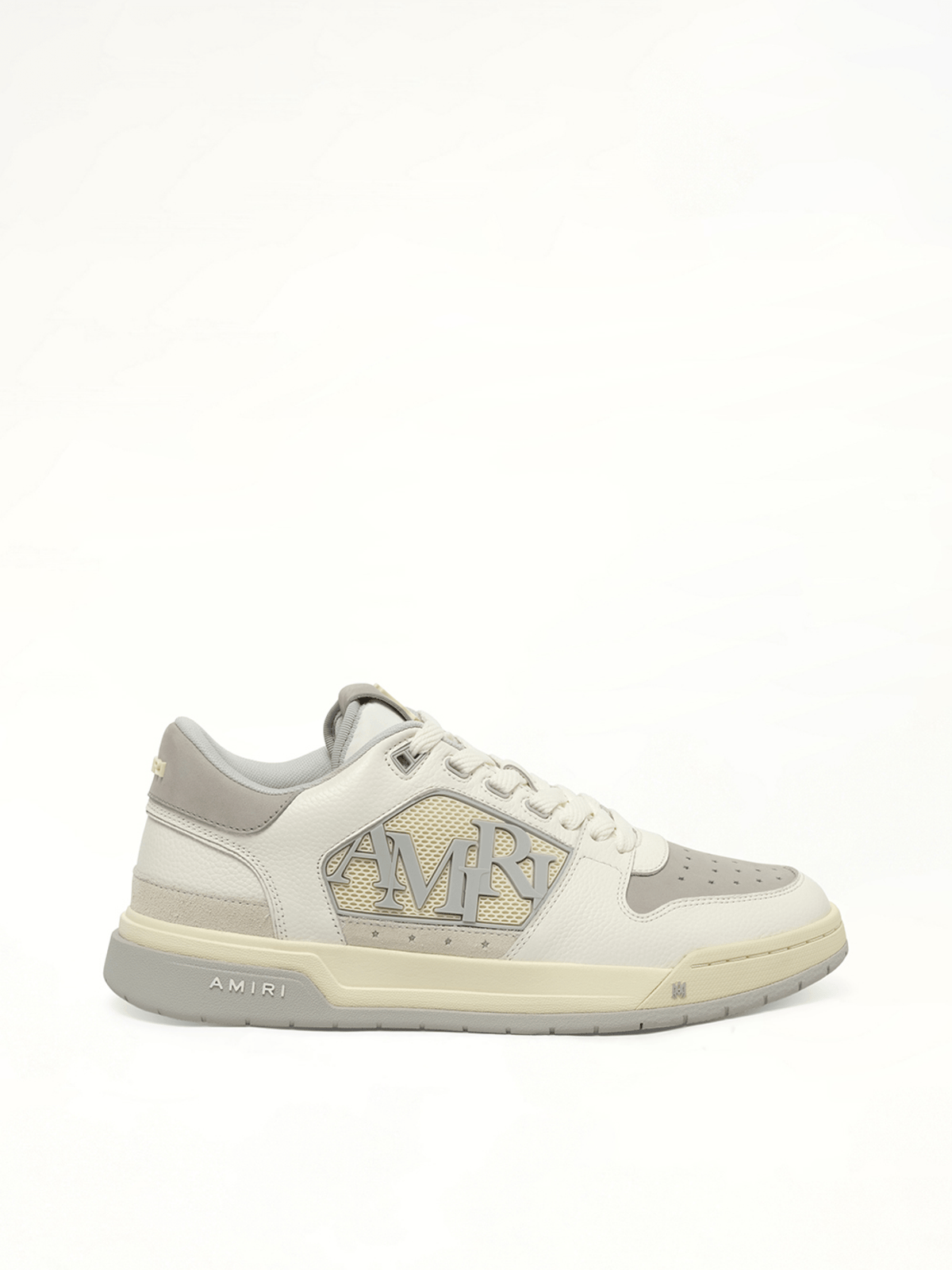 Image of Sneakers. Product name - Classic Low Sneaker in Grey colour by brand - AMIRI