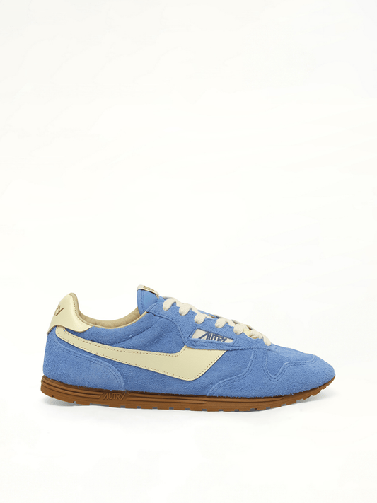 Image of Sneakers. Product name - Windspin Low Sneakers in Blue colour by brand - AUTRY