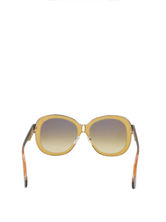 BALENCIAGA BA3 Sunglasses (Yellow)