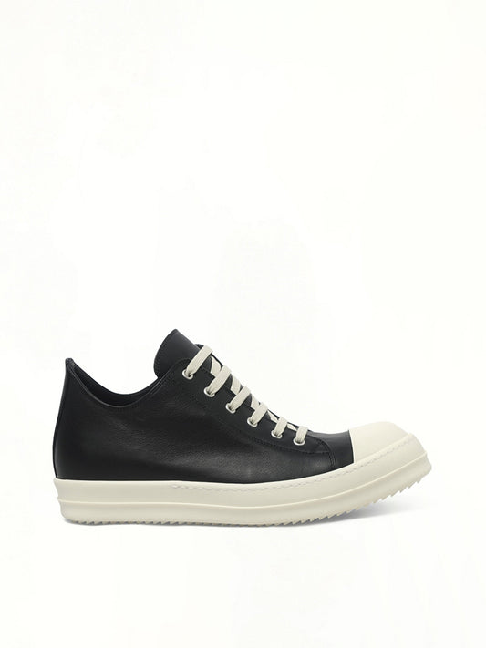 Image of Sneakers. Product name - Low Sneaks in Black colour by brand - RICK OWENS
