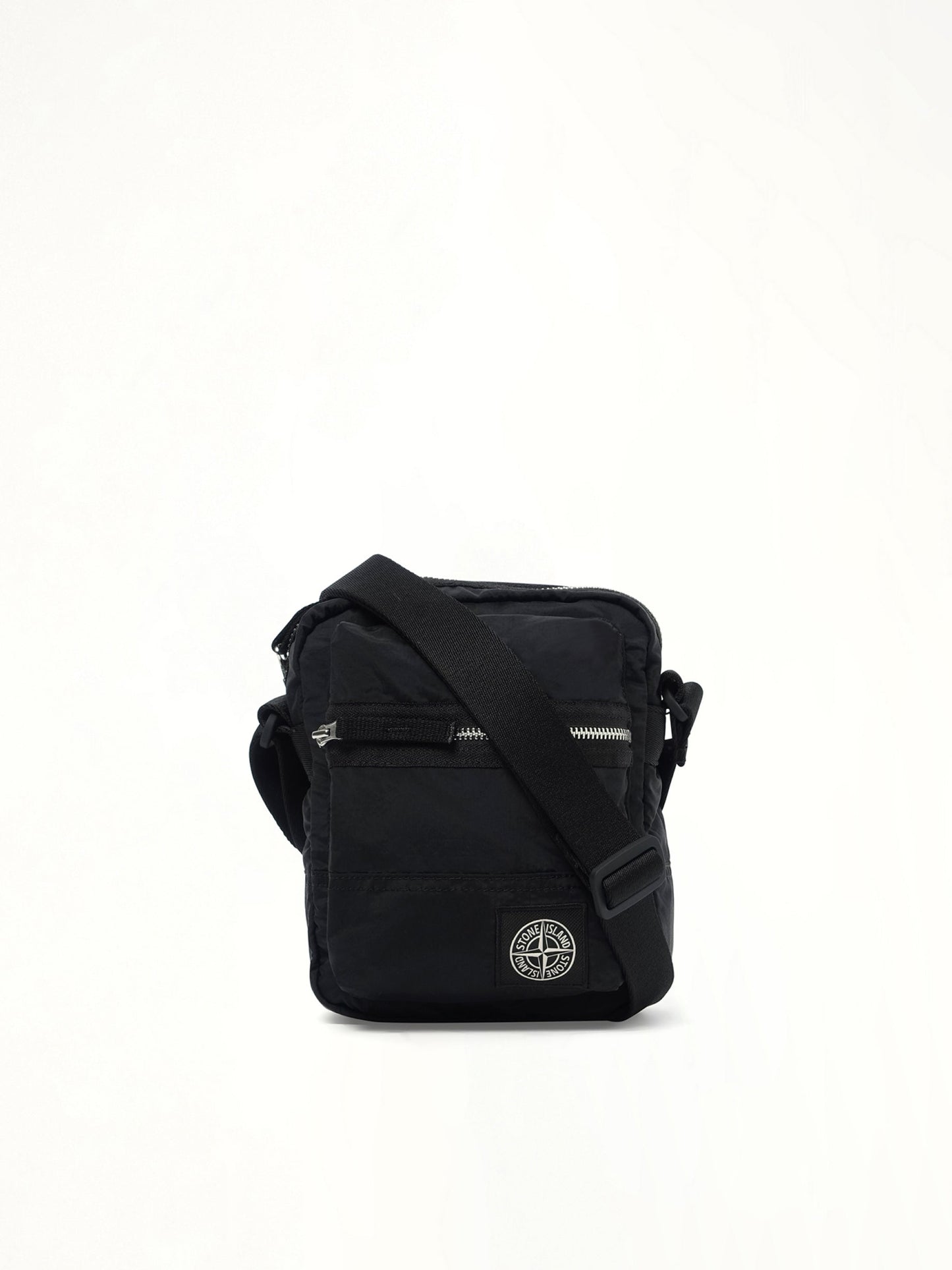 Image of Bags. Product name - 920001 Coated Nylon Pouch in Black colour by brand - STONE ISLAND