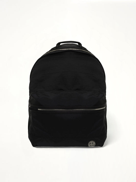Image of Bags. Product name - 9200016 Coated Nylon Backpack in Black colour by brand - STONE ISLAND