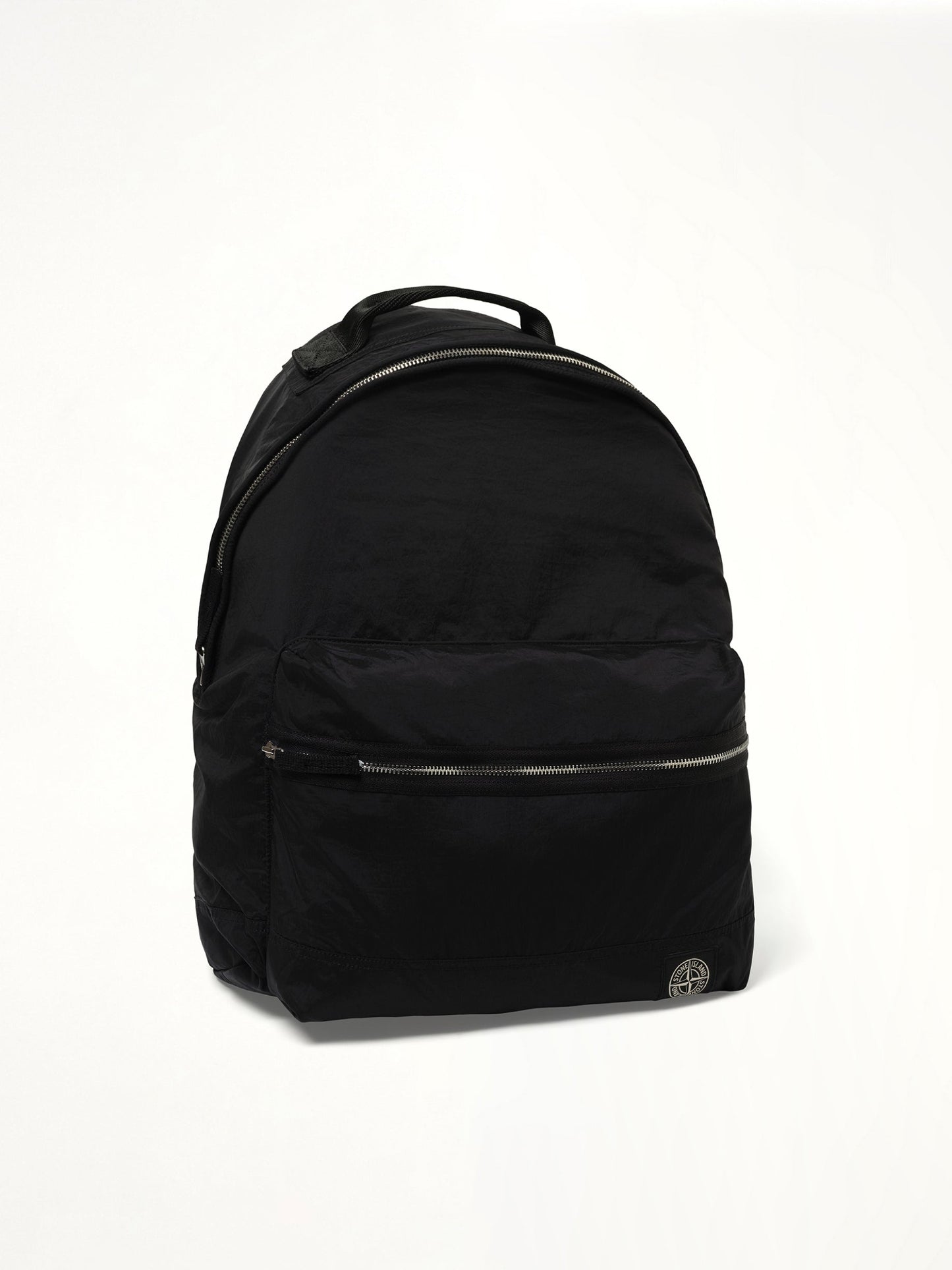 STONE ISLAND 9200016 Coated Nylon Backpack (Black)