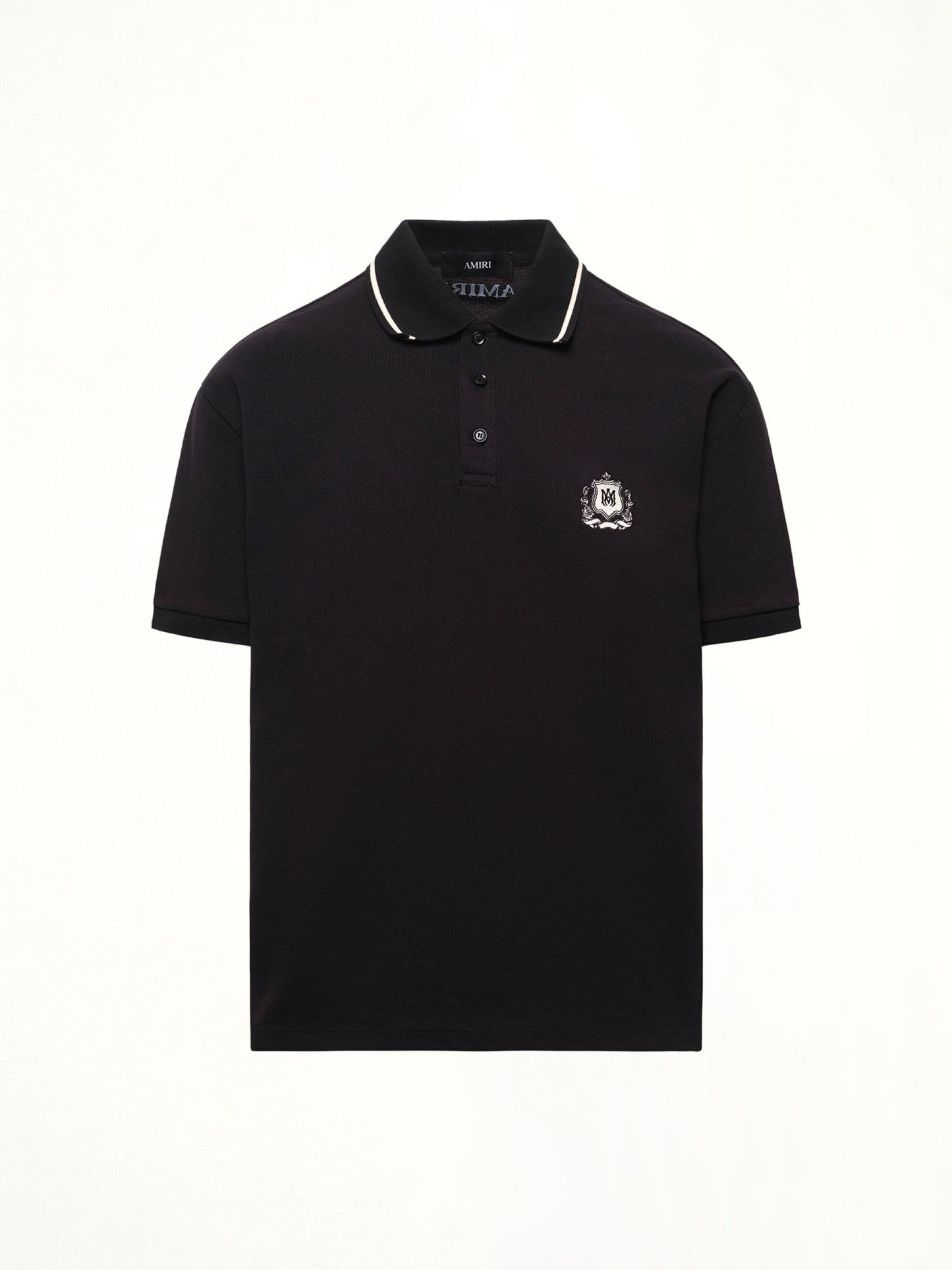 AMIRI MA Crest Polo (Black)
