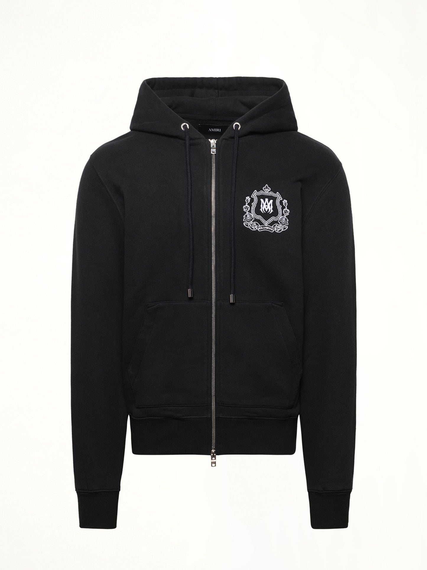 AMIRI MA Crest Zip Hoodie (Black)