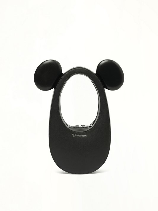 Image of Bags. Product name - Disney x Coperni Mickey Mini Swipe Bag in Black colour by brand - COPERNI