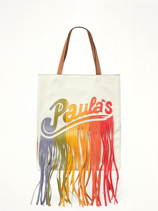 Image of Bags. Productname: LOEWE Loewe x Paula Vertical Tote in White colour by brand - LOEWE
