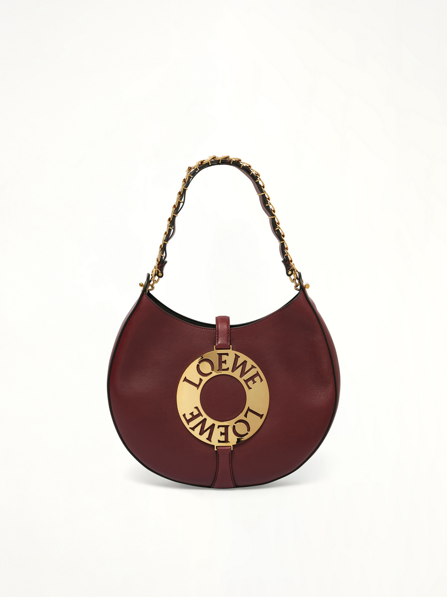 Image of Bags. Productname: LOEWE Joyce Bag M in Burgundy colour by brand - LOEWE