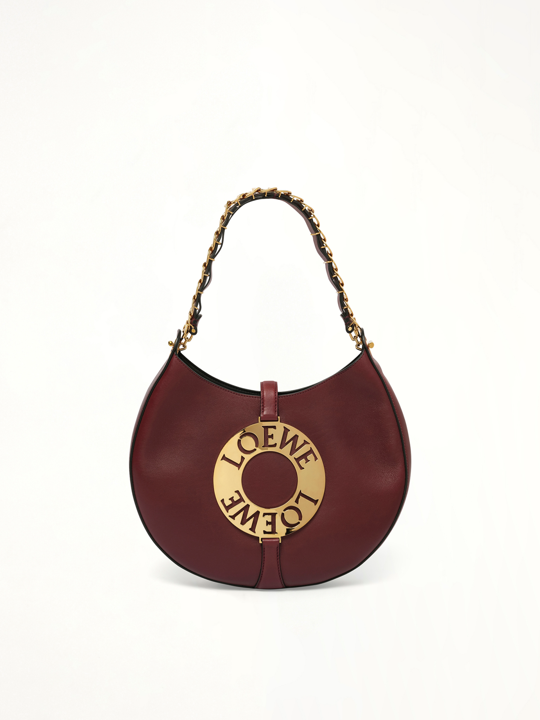 Image of Bags. Productname: LOEWE Joyce Bag M in Burgundy colour by brand - LOEWE