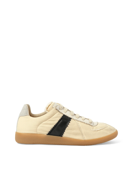 Image of Sneakers. Productname: MAISON MARGIELA Replica Sneaker in Black Yellow colour by brand - MAISON MARGIELA