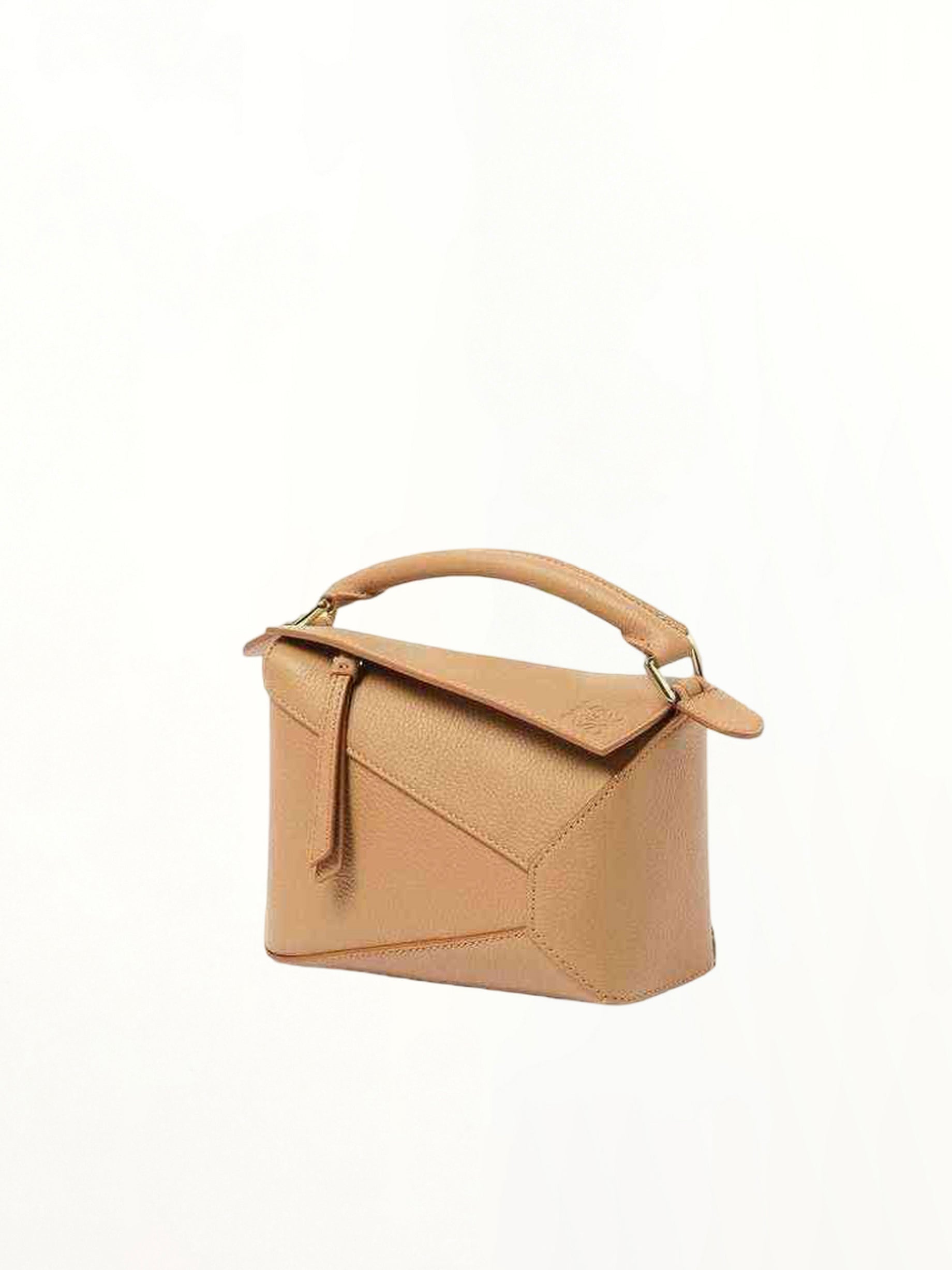 Image of Bags. Product name - Puzzle Edge Mini Bag in Brown colour by brand - LOEWE