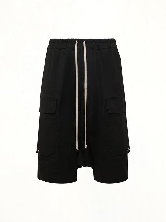 RICK OWENS Cargo Pods Shorts (Black)