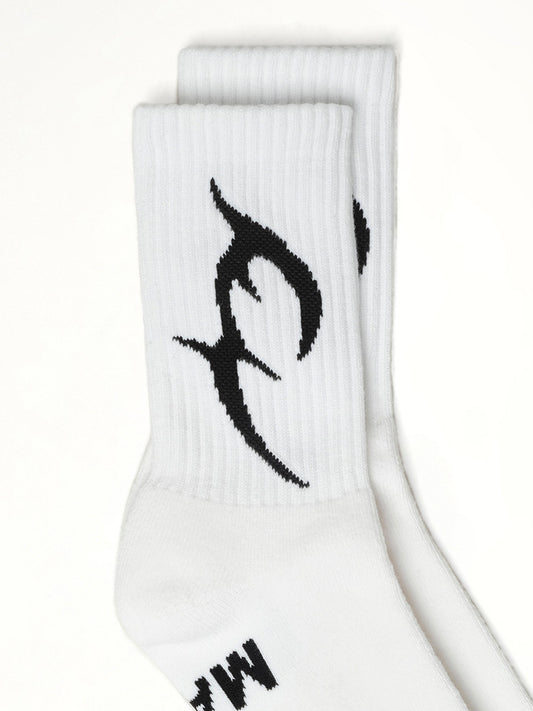 THUG CLUB TC Basic Socks (White)