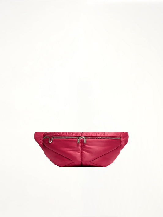 Image of Bags. Product name - Rick Owens x Moncler Bumbag in Carnelian colour by brand - RICK OWENS
