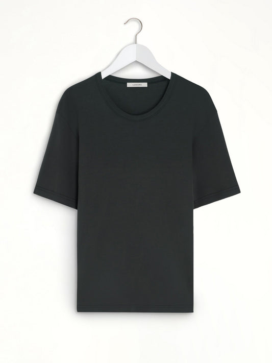 LEMAIRE Rib SS T-Shirt (Squid Ink)