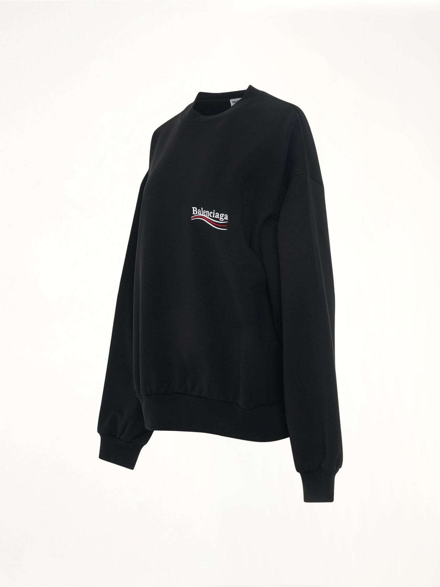 BALENCIAGA Political Campaign Sweatshirt (Black/White)