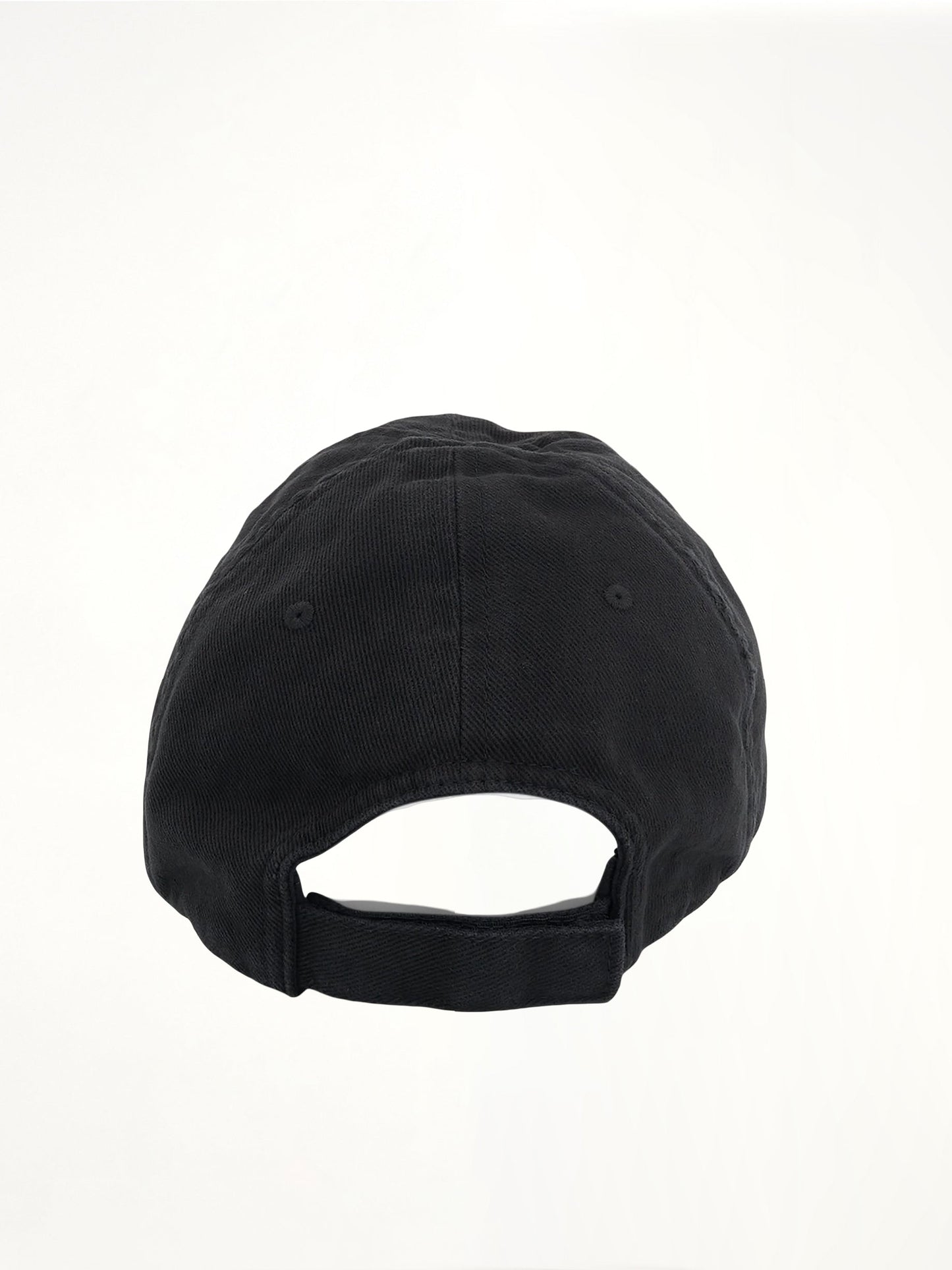 BALENCIAGA Front Piercing Cap (Black)