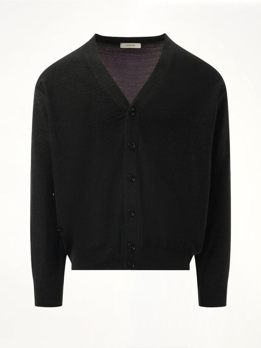 LEMAIRE Relaxed Twist Cardigan (Anthracite)