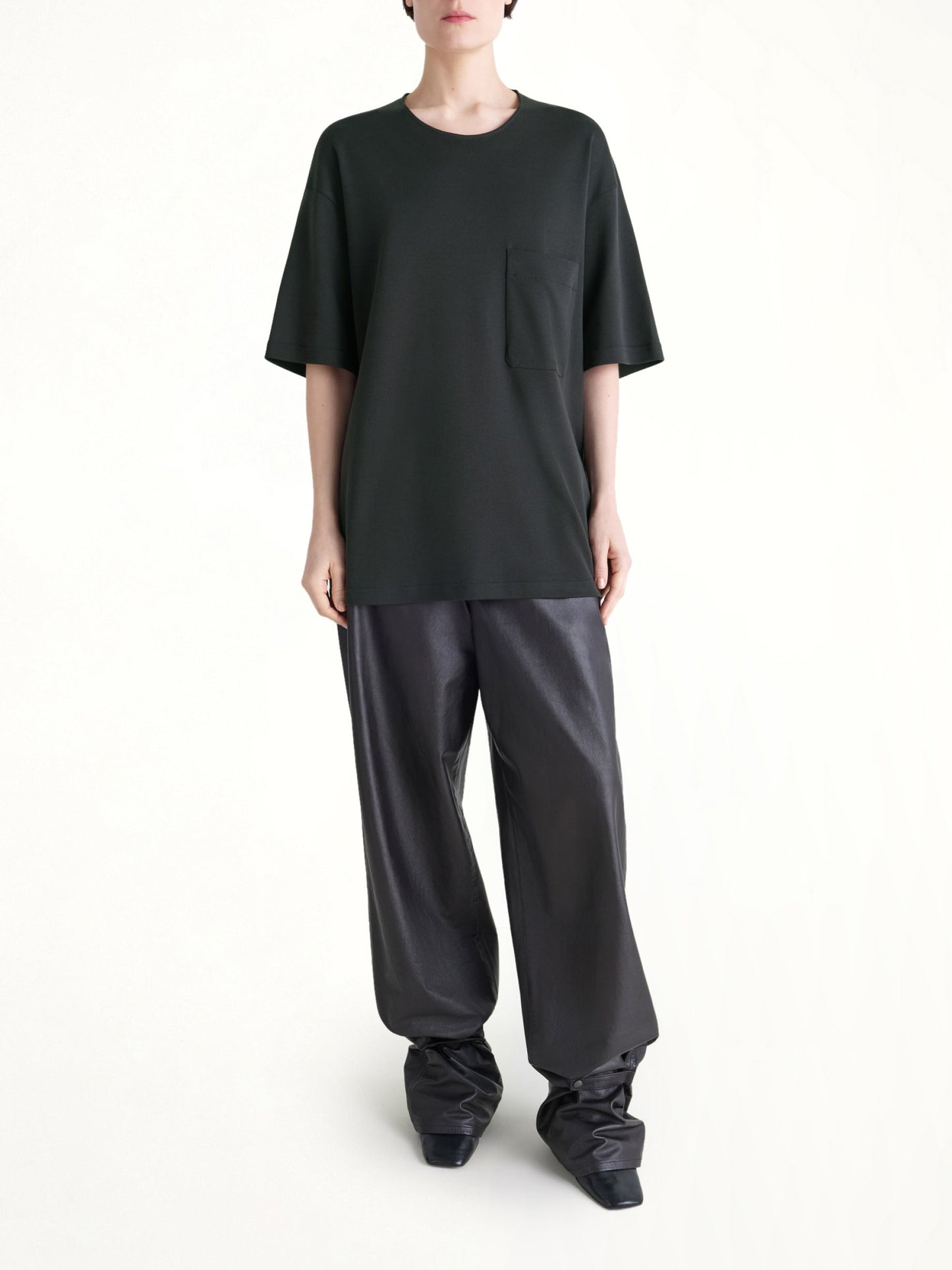 LEMAIRE Relaxed Fit T-Shirt (Black)