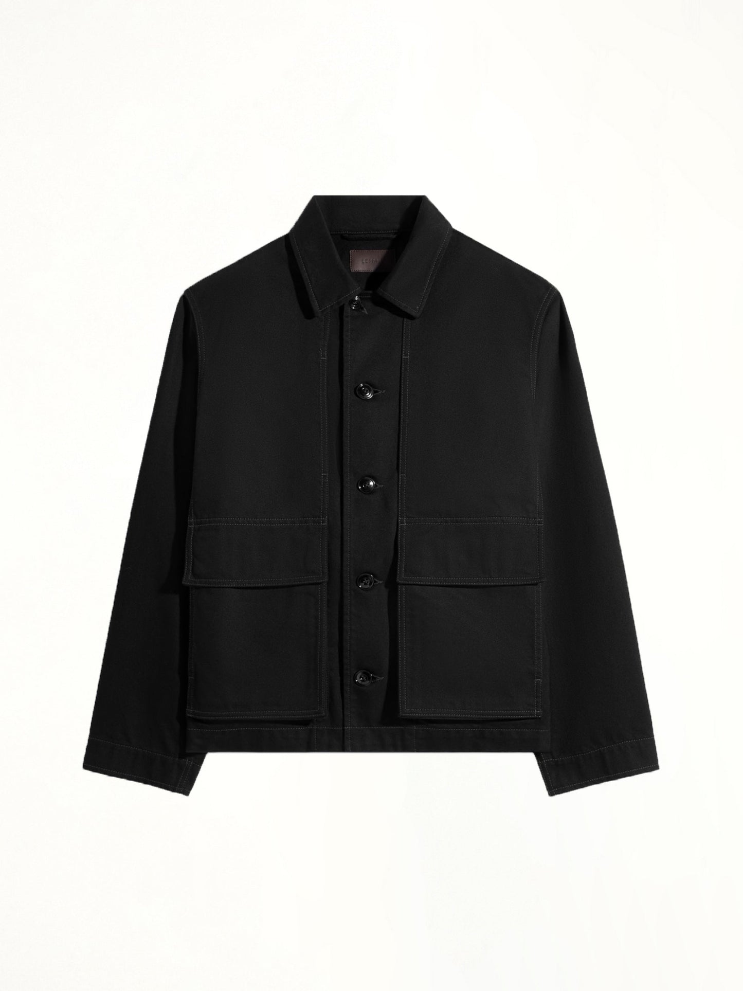 LEMAIRE Boxy Heavy Jacket (Black)