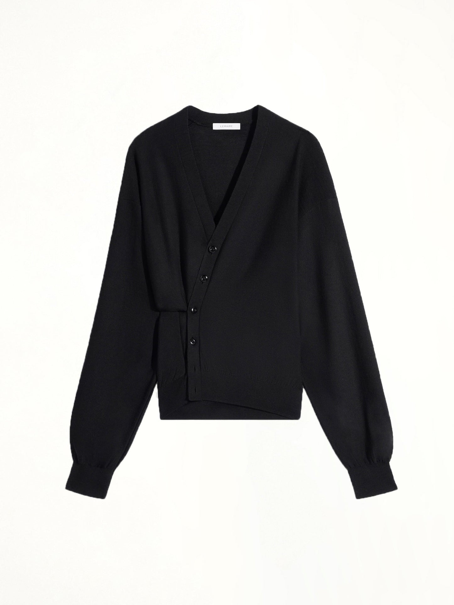 LEMAIRE Twisted Cardigan (Black)