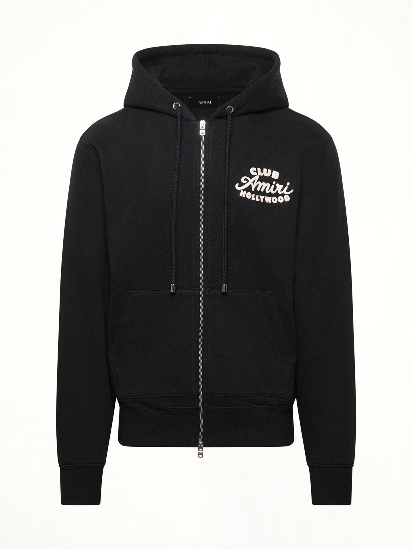 AMIRI Club Amiri Zip Hoodie (Black)