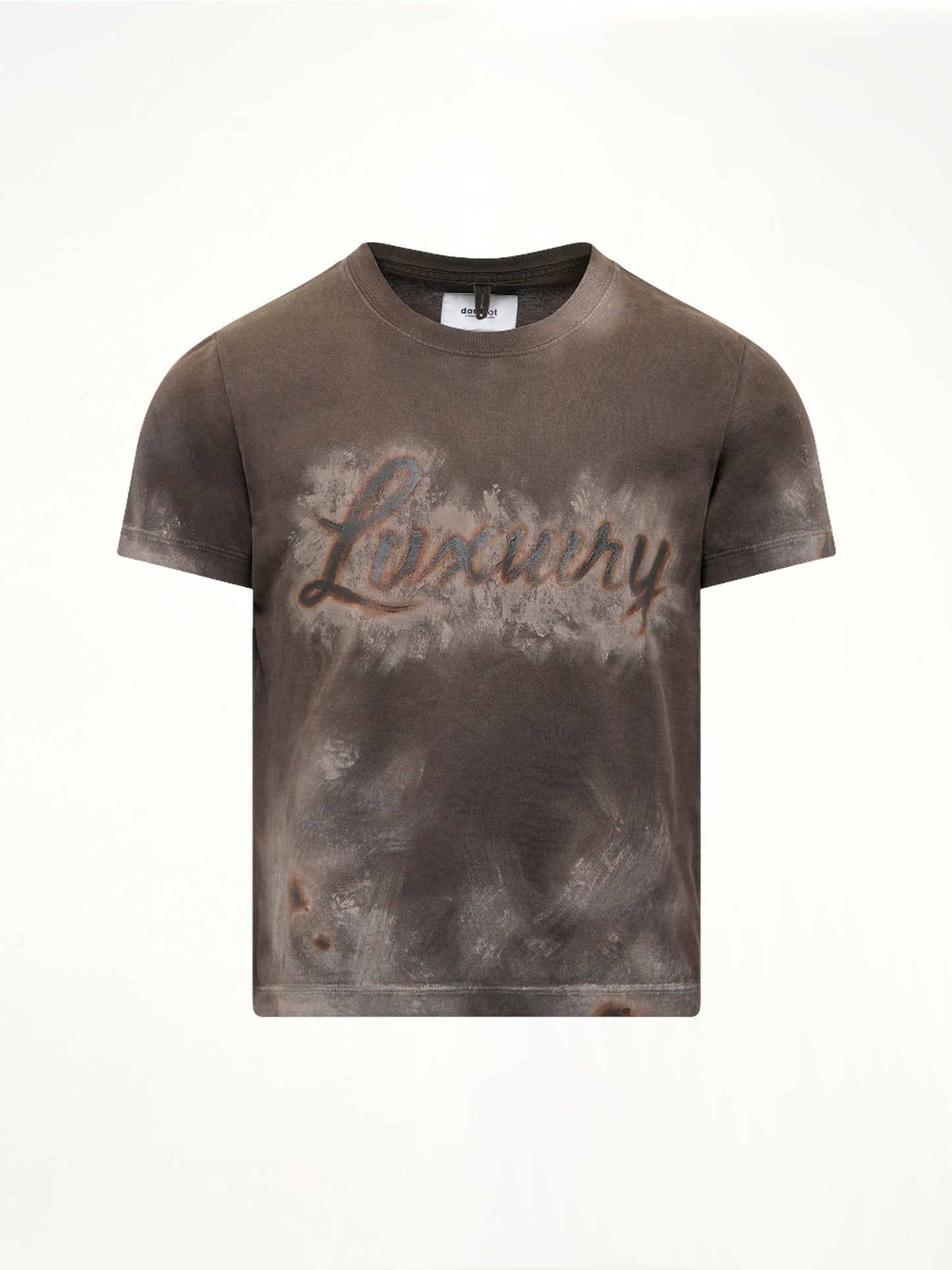DOUBLET Luxuary Mud Paint T-Shirt (Brown)
