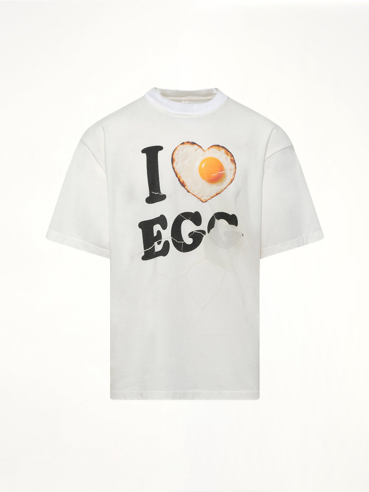 DOUBLET I Love Egg T-Shirt (White)