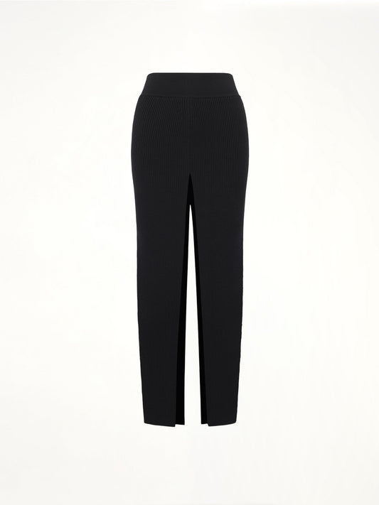 RICK OWENS Short Sliced Skirt (Black)