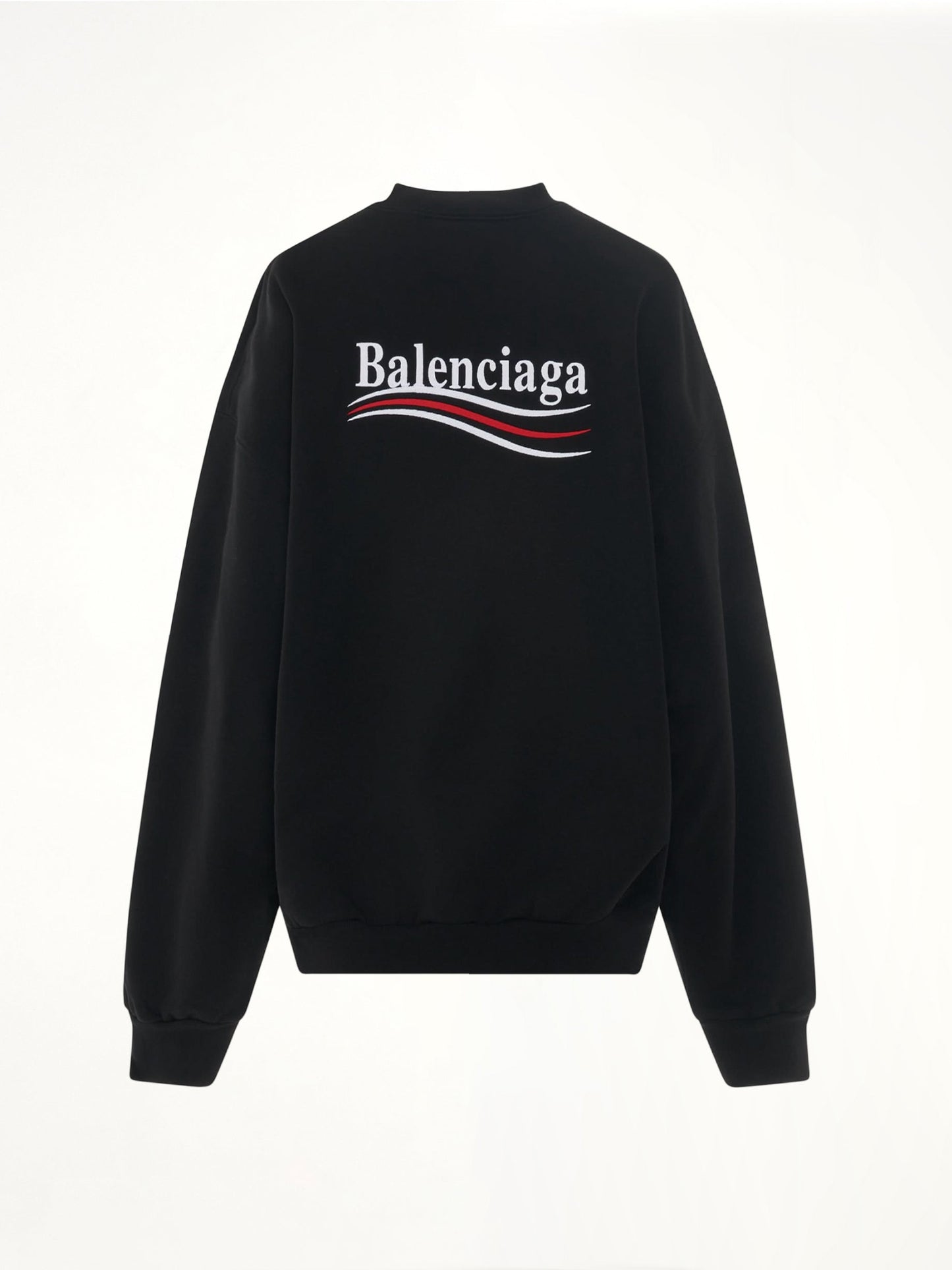 BALENCIAGA Political Campaign Sweatshirt (Black/White)