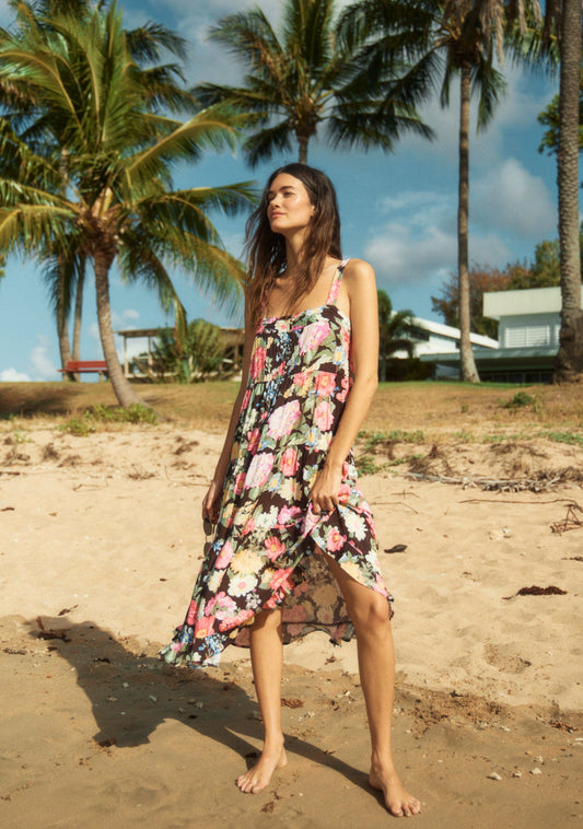 Image of Dresses. Productname: Auguste The Label Market Midi Dress in Black colour by brand - Auguste The Label