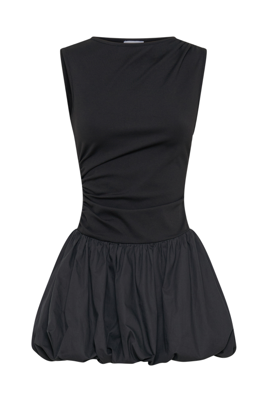 SNDYS Maya Bubble Dress (Black)