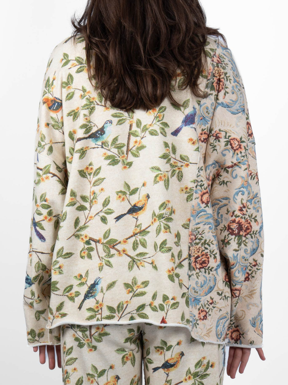 M.A DAINTY ROAD TRIP TOP (Birds & Flowers)