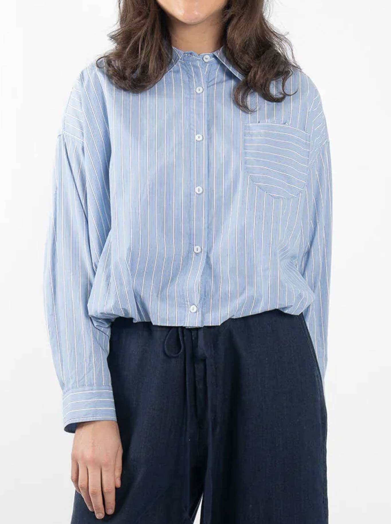 Image of Shirts. Product name - M.A Dainty Treetops Shirt in Triple Stripe colour by brand - M.A Dainty