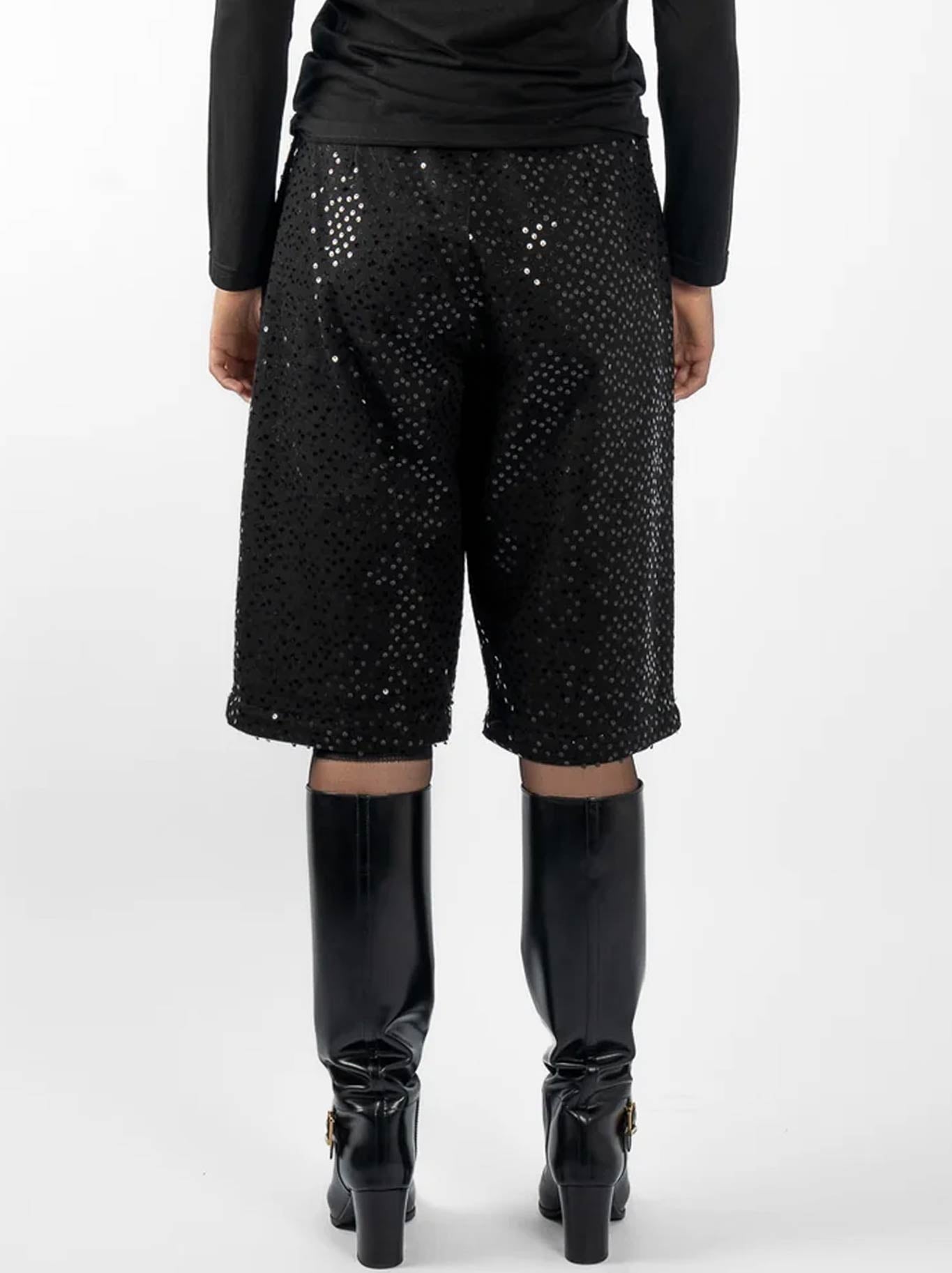 M.A Dainty Sequin Trucker (Black Sequin)