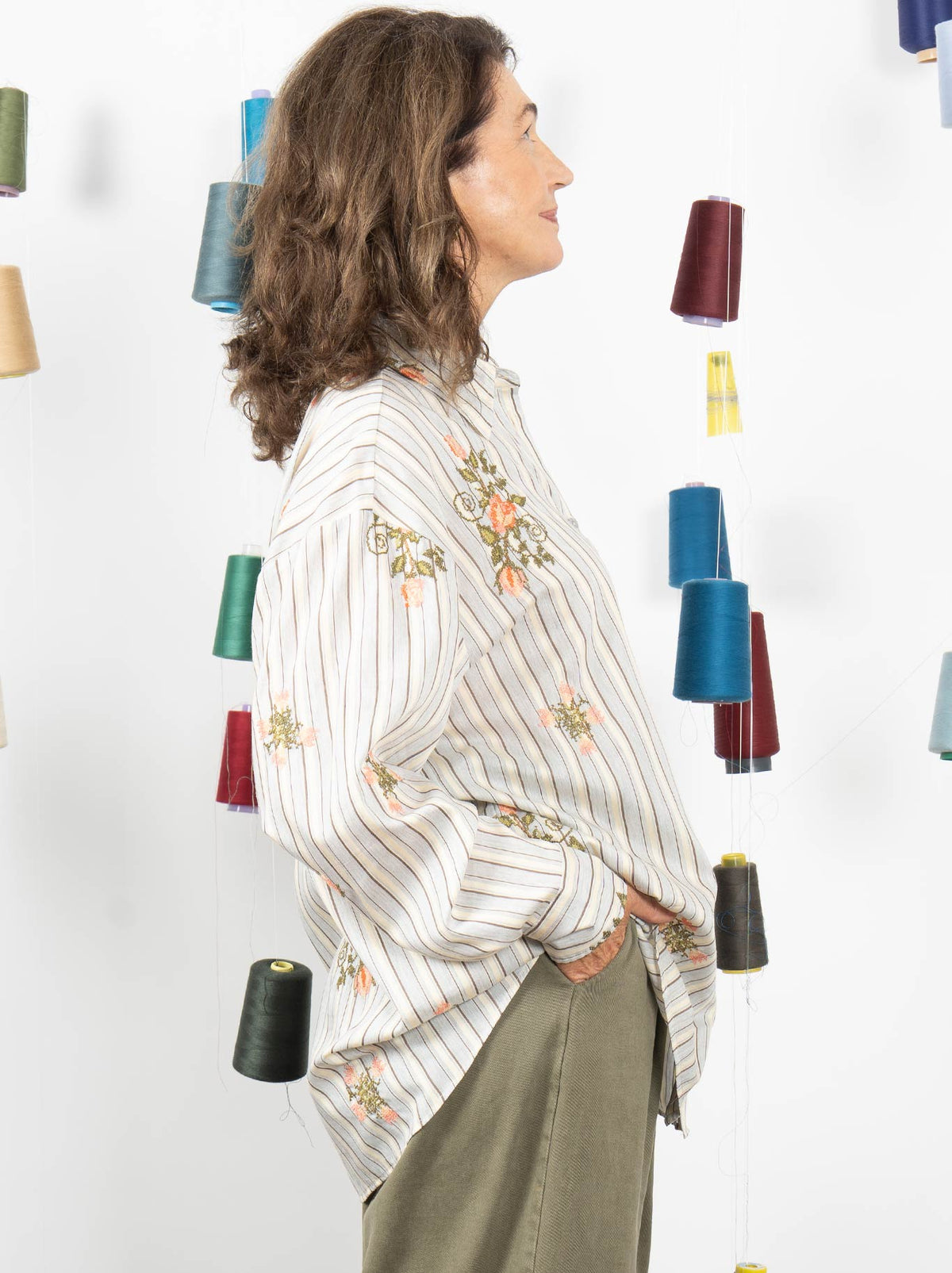 M.A Dainty Rex Shirt (Yel/Grey)