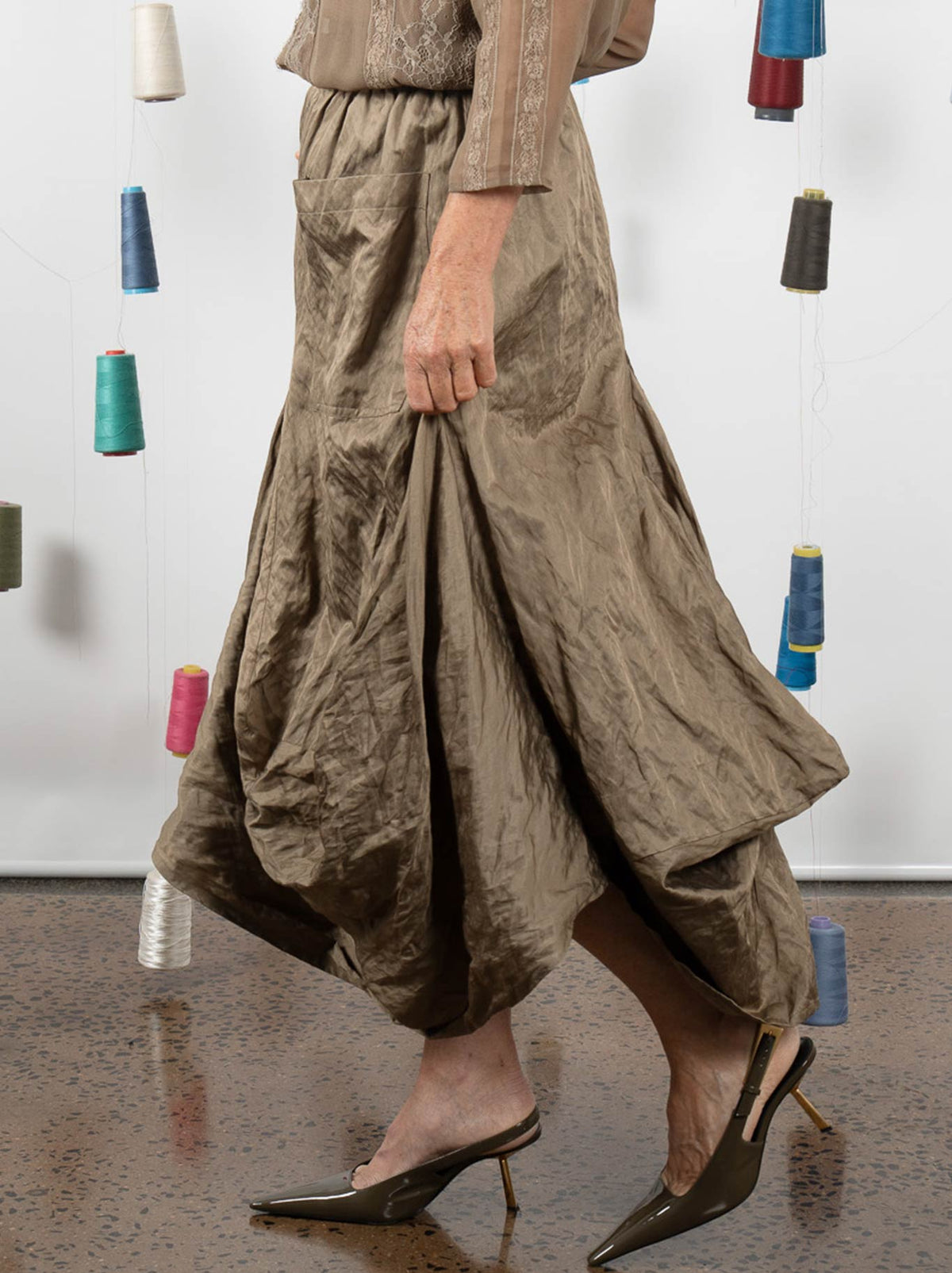 M.A Dainty Montclair Skirt (Kelp)