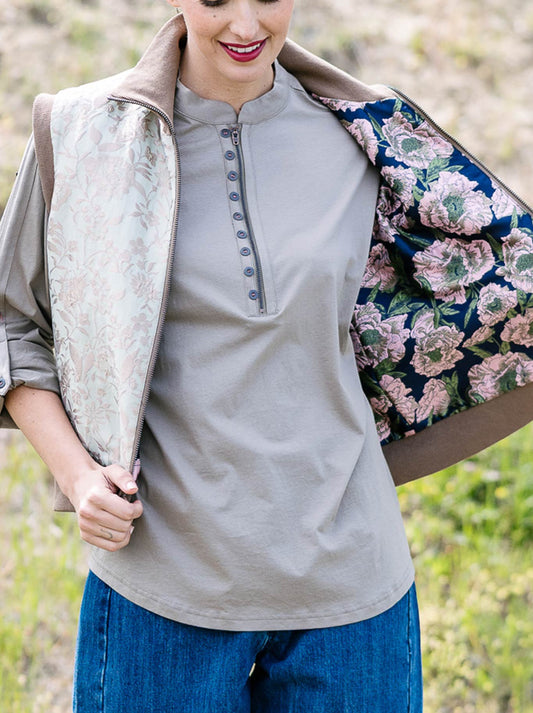 M.A DAINTY WEEKENDER VEST (Pink Pistachio)