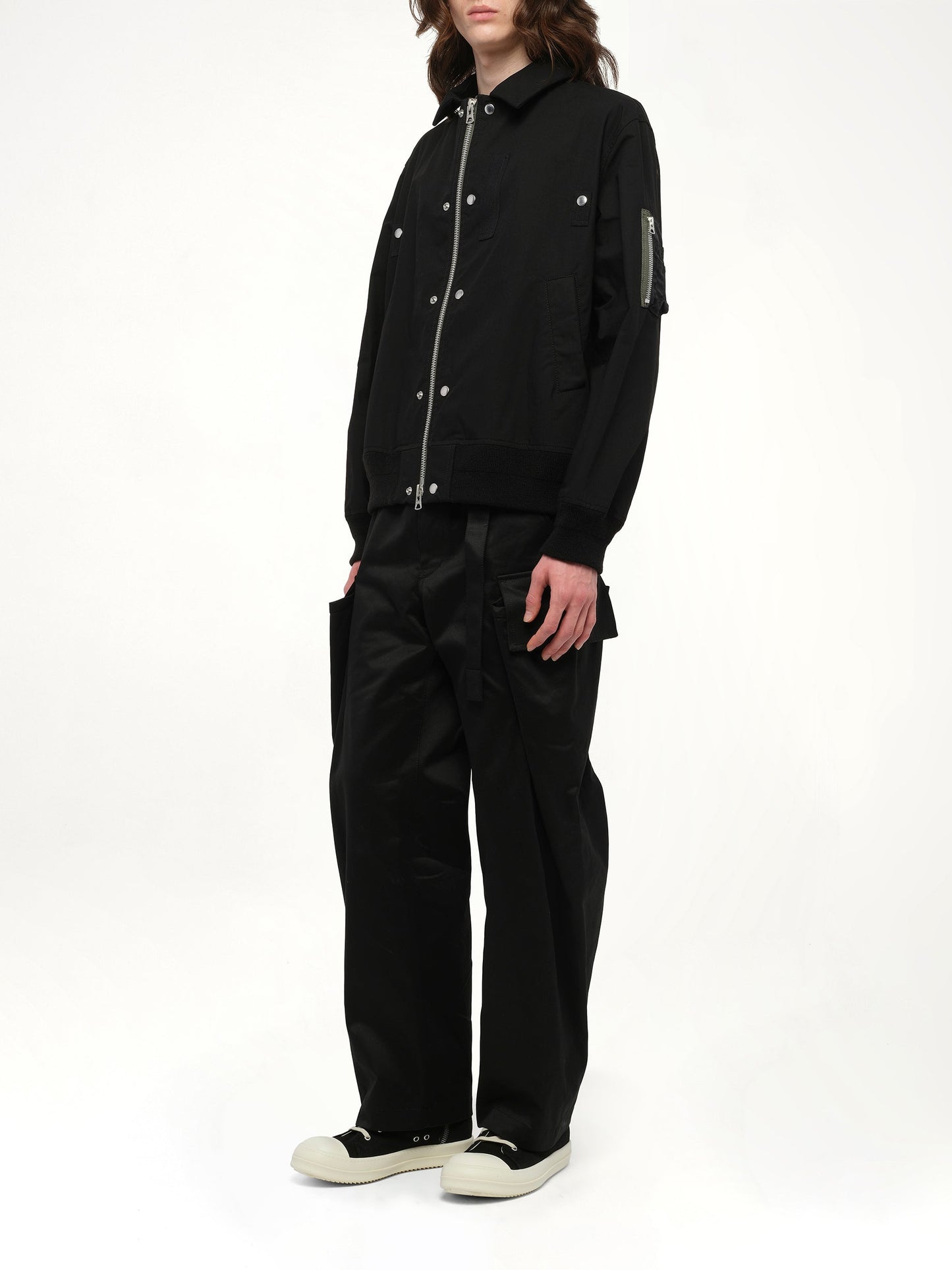 SACAI Rip Stop Blouson (Black)