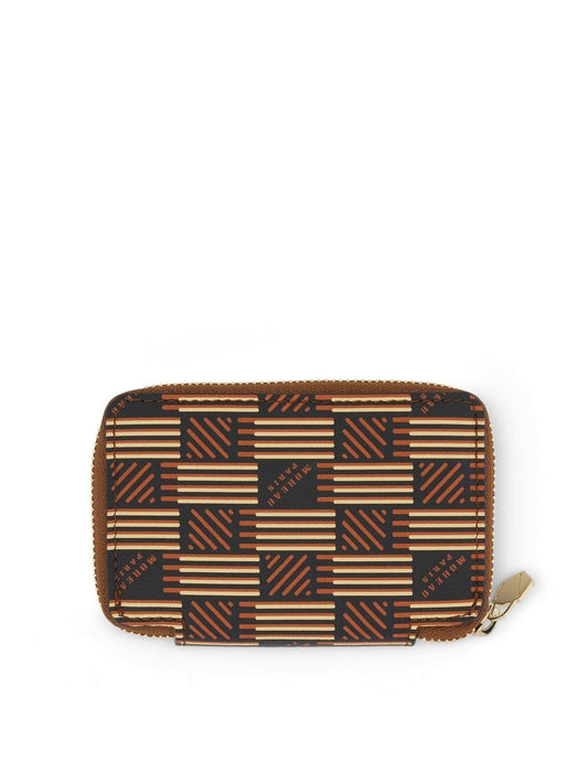 MOREAU Mini Zip Wallet (Brown)