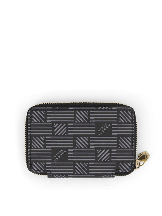MOREAU Mini Zip Wallet (Black)