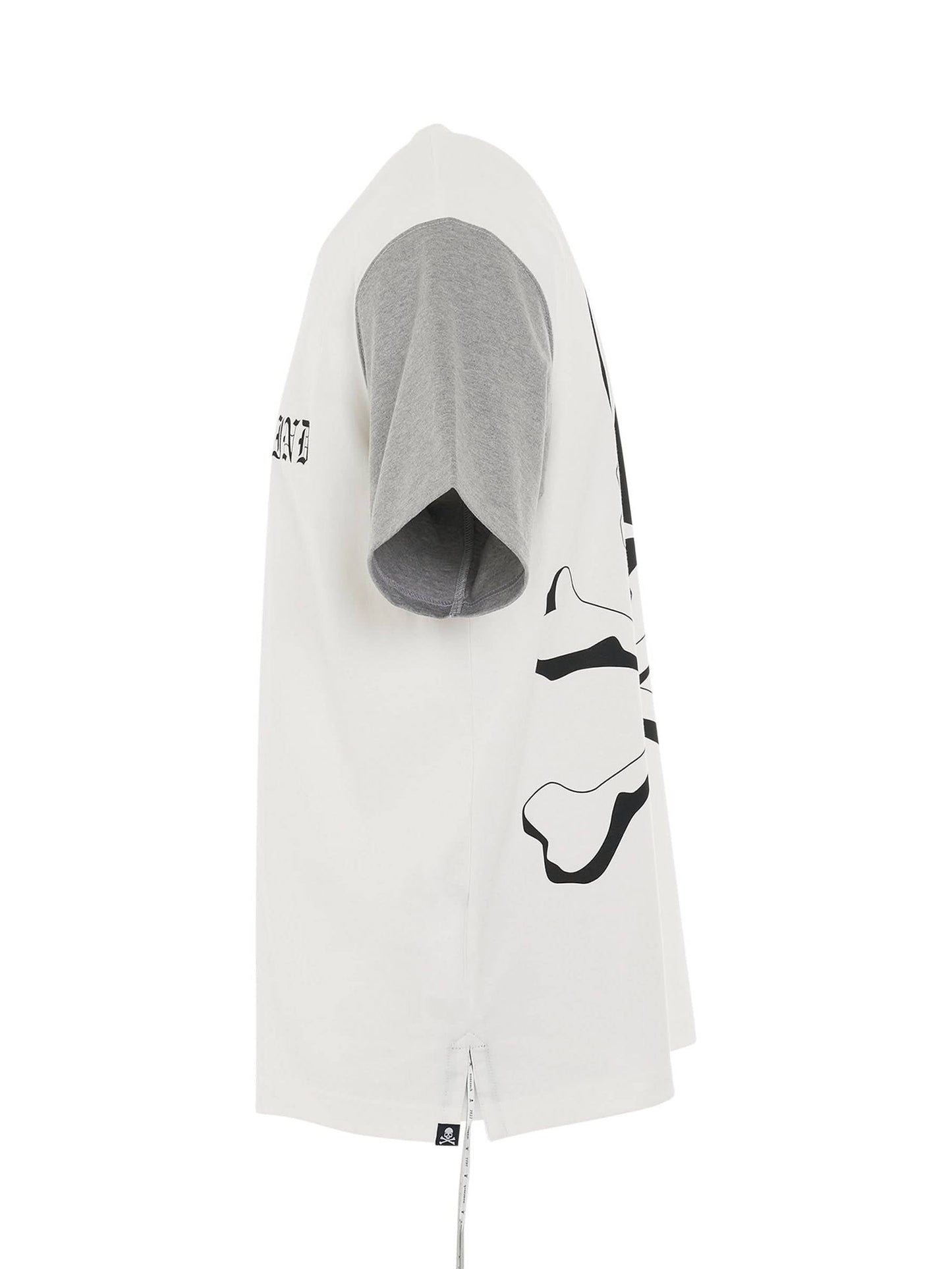 MASTERMIND JAPAN Colourblock Logo T-Shirt (White)