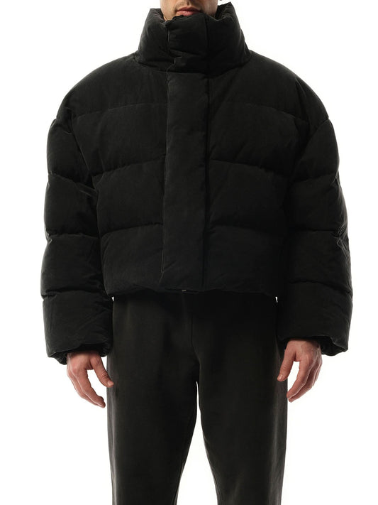 Image of Coats & Jackets. Productname: ENTIRE STUDIOS MML Puffer Jacket in BLACK colour by brand - ENTIRE STUDIOS