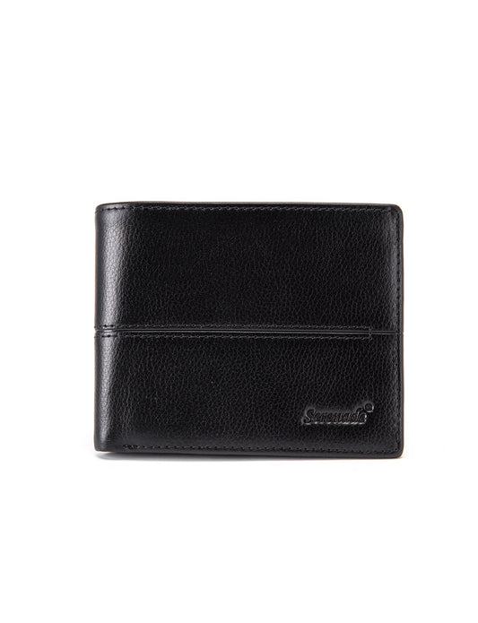 CAESAR MEN'S BILLFOLD LEATHER WALLET WITH RFID- MW1-101B