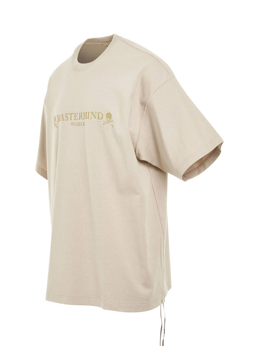 MASTERMIND Brilliant Logo Boxy Fit T-Shirt (Beige)