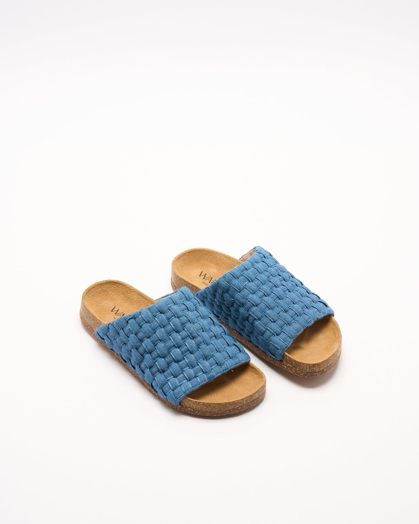 Walnut Melbourne Maddox Slide (Denim)